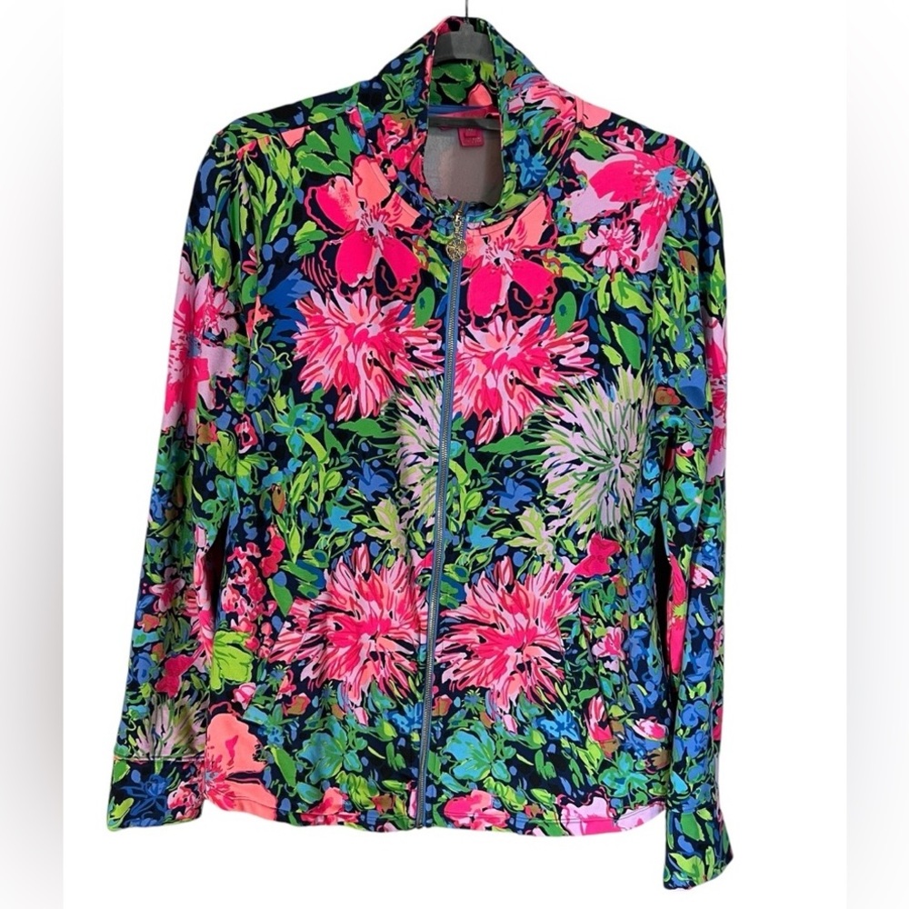 Lilly Pulitzer Lenona Zip up Size M